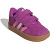 Adidas Baby-Boy’s Vl Court 3.0 Hook & Loop Sneaker(Flash Pink/Bliss Pink/Clear Pink)