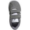 Adidas Baby-Boy’s Vl Court 3.0 Hook & Loop Sneaker(Grey/White/Grey)