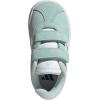 Adidas Baby-Boy’s Vl Court 3.0 Hook & Loop Sneaker(Halo Mint/White/Black)