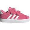Adidas Baby-Boy’s Vl Court 3.0 Hook & Loop Sneaker(Pink Fusion/White/Grey)