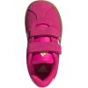 Adidas Baby-Boy’s Vl Court 3.0 Hook & Loop Sneaker(Shock Pink/Semi Flash Aqua/Lucid Lemon)