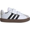 Adidas Baby-Boy’s Vl Court 3.0 Hook & Loop Sneaker(White/Black/Grey)