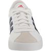 Adidas Baby-Boy’s Vl Court 3.0 Hook & Loop Sneaker(White/Dark Blue/Better Scarlet)