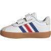 Adidas Baby-Boy’s Vl Court 3.0 Hook & Loop Sneaker(White/Team Royal Blue/Better Scarlet)