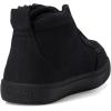 BILLY Footwear Kids Classic DR High II High Tops for Kids – Canvas Upper – Round Toe – TPR Midsole & Outsole(Black to the Floor)