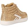 BILLY Footwear Womens Billy Cs High Top (Toddler)(Champagne Glitz)