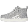 BILLY Footwear Womens Billy Cs High Top (Toddler)(Silver Glitz)