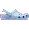 Crocs Classic Tie-Dye Graphic Clog (Toddler/Little Kid/Big Kid)(Moon Jelly/Multi)