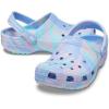 Crocs Classic Tie-Dye Graphic Clog (Toddler/Little Kid/Big Kid)(Moon Jelly/Multi)