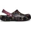 Crocs Unisex-Child Classic Graphic Clog(Black/Multi Ditsy Floral)