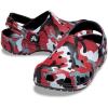 Crocs Unisex-Child Classic Graphic Clog(Black/Red)