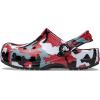 Crocs Unisex-Child Classic Graphic Clog(Black/Red)