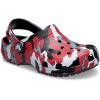 Crocs Unisex-Child Classic Graphic Clog(Black/Red)