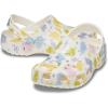 Crocs Unisex-Child Classic Graphic Clog(Chalk)