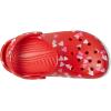Crocs Unisex-Child Classic Graphic Clog(Cherry Red)