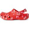 Crocs Unisex-Child Classic Graphic Clog(Cherry Red)