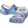 Crocs Unisex-Child Classic Graphic Clog(Denim Patch/White Multi)