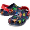 Crocs Unisex-Child Classic Graphic Clog(Navy)