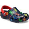 Crocs Unisex-Child Classic Graphic Clog(Navy)