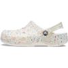 Crocs Unisex-Child Classic Graphic Clog(White/Multi Paint Splatter)