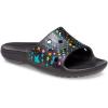 Crocs Unisex-Child Classic Printed Slide Sandal(Black/Multi Disco Dance Party)