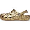Crocs unisex-child Classic Geometric Clog(Gold)