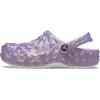 Crocs unisex-child Classic Geometric Clog(Iridescent Lilac)