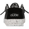 Hey Dude Wally Sox Skater (Toddler/Little Kid/Big Kid)(Black and White)