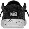 Hey Dude Wally Sox Skater (Toddler/Little Kid/Big Kid)(Black/White)