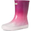 Hunter Unisex-Child First Starcloud (Toddler/Little Kid) Rain Boot(Dark Pink Ombre Glitter)