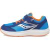 Saucony Unisex-Child Cohesion KDZ Alternative Closure Sneaker(Blue/Orange)