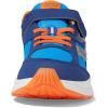 Saucony Unisex-Child Cohesion KDZ Alternative Closure Sneaker(Blue/Orange)