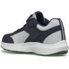 Saucony Unisex-Child Cohesion KDZ Alternative Closure Sneaker(Navy/Grey/Green)