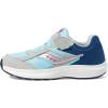 Saucony Unisex-Child Cohesion KDZ Alternative Closure Sneaker(Navy/Light Blue)