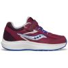 Saucony Unisex-Child Cohesion KDZ Alternative Closure Sneaker(Plum)