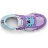 Saucony Unisex-Child Cohesion KDZ Alternative Closure Sneaker(Purple/Blue)