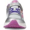 Saucony Unisex-Child Cohesion KDZ Alternative Closure Sneaker(Purple/Silver/Pink)