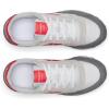 Saucony Unisex-Child Cohesion KDZ Alternative Closure Sneaker(White/Grey/Red)