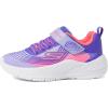 Skechers Girl’s Microspec Advance Sneaker(Lavender/Neon Pink)
