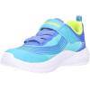 Skechers Girl’s Microspec Advance Sneaker(Turquoise/Lime)