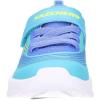 Skechers Girl’s Microspec Advance Sneaker(Turquoise/Lime)