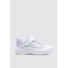 Skechers Girl’s Microspec Advance Sneaker(White/Lavender)