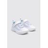 Skechers Girl’s Microspec Advance Sneaker(White/Lavender)