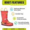 Western Chief Girl’s Limited Edition Printed Rain Boots (Toddler/Little Kid/Big Kid)(Lightning Mcqueen)