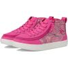BILLY Footwear Kids Classic DR High II High Tops for Kids – Canvas Upper – Round Toe – TPR Midsole & Outsole(Fuchsia Snake)
