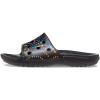 Crocs Unisex-Child Classic Printed Slide Sandal(Black/Multi Disco Dance Party)