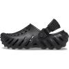 Crocs Unisex-Child Echo Clogs (Little Kid/Big Kid)(Black)