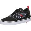 Heelys girls Wheeled Footwear Skate Shoe(Black/White/Red)
