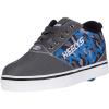 Heelys girls Wheeled Footwear Skate Shoe(Charcoal/Blue/Black)