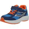 Saucony Unisex-Child Cohesion KDZ Alternative Closure Sneaker(Blue/Orange)